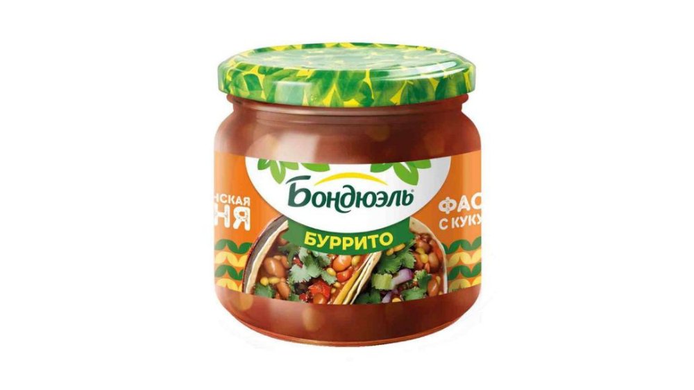 Фасоль красная Bonduelle с кукурузой Буррито 350 мл