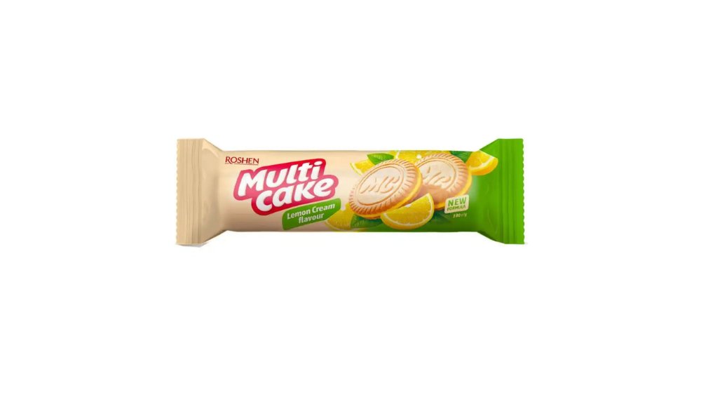 Печенье-сендвич multicake с лимон крем начинкой 180гр
