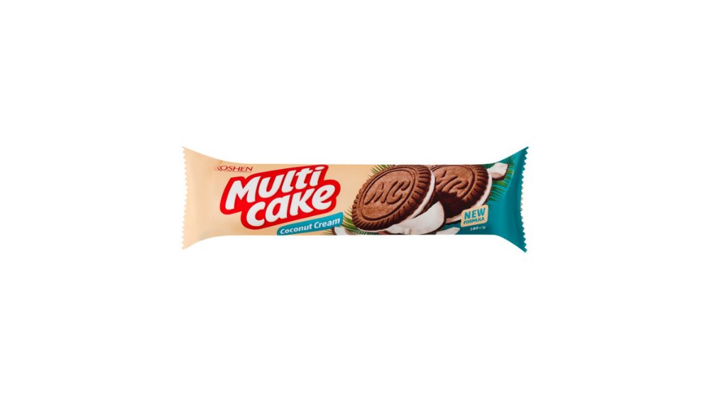 Печенье ROSHEN Multi Cake С начинкой крем кокос 180г м/у