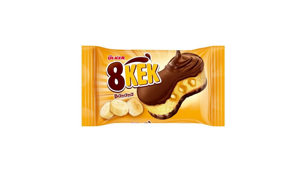 Бисквит ULKER 8 Kek С банановым вкусом 55г