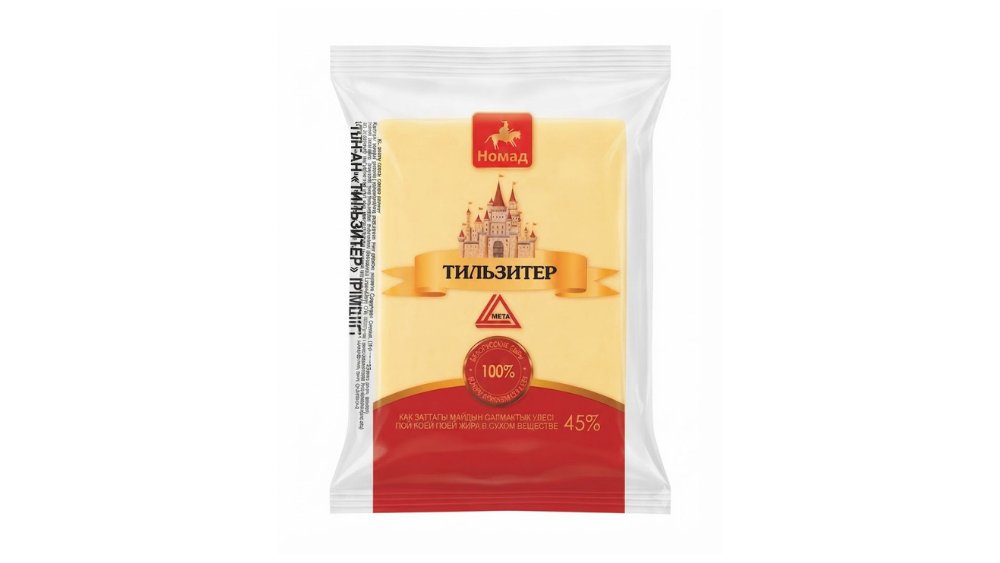 Сыр Номад Тильзитер фасованный 45% 200 г