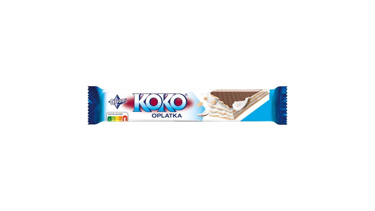KOKO oplatka s mléčnou polevou 42g