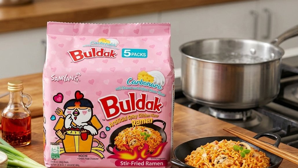 Buldak spicy ramen carbonara epice (5pack)-650g
