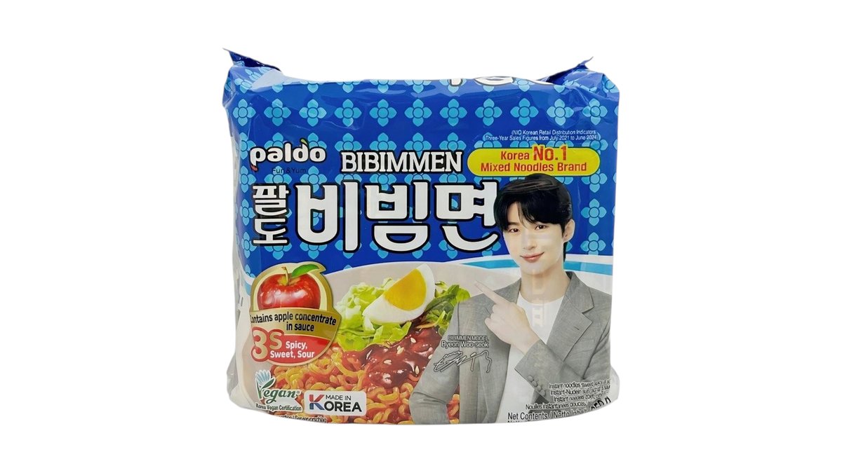 Bibimmen Spicy, Sweet & Sour Mixed Noodles - 130g