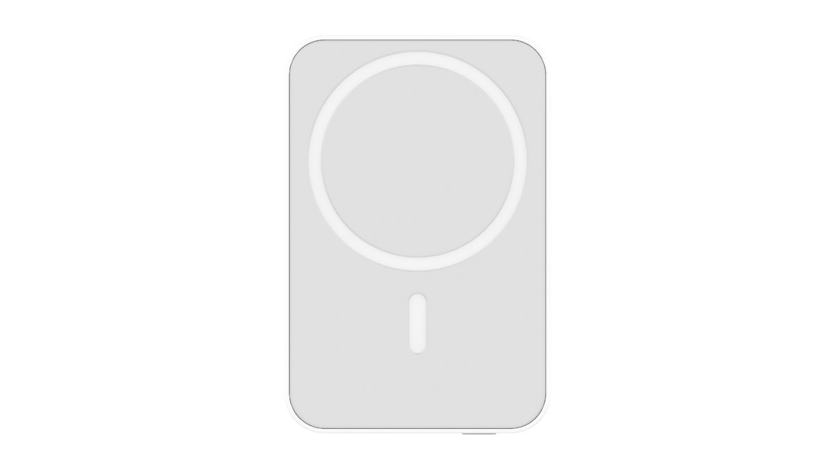 Powerbank MagPower Plus i hvid, Wave 168 g