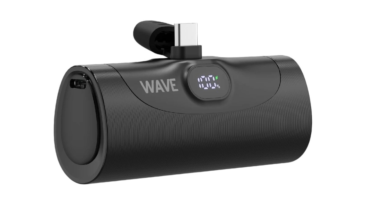 Powerbank GoPower i sort, Wave 105 g