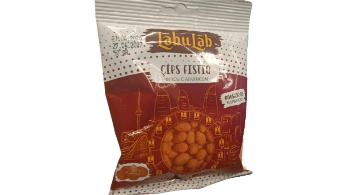 Ləbuləb Çips Fıstıq Barbekü ilə 50qr