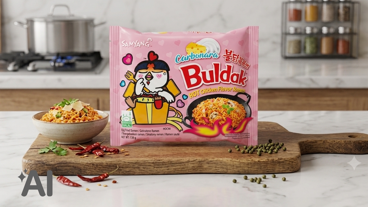 Buldak spicy ramen carbonara epice-130g