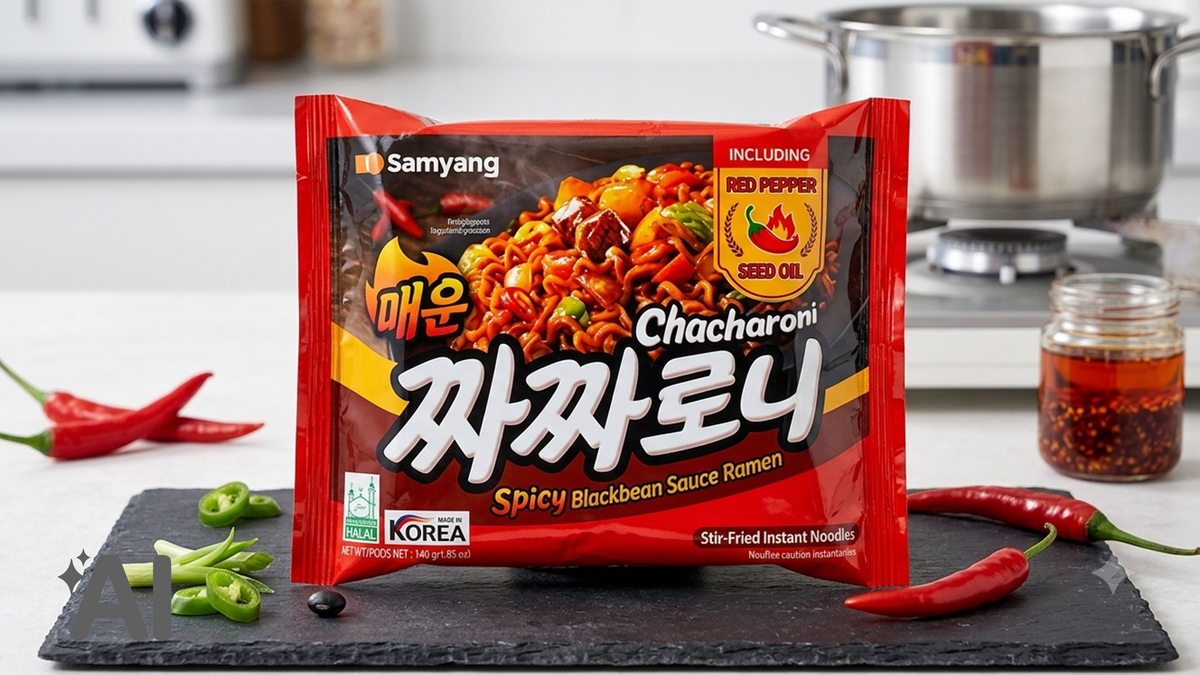 SAMYANG chacharoni- 140g-Spicy black bean sauce