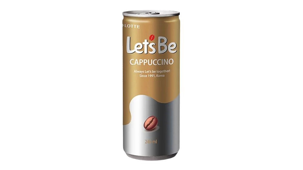 Напиток Lotte Let's каппучино б/газ 240мл