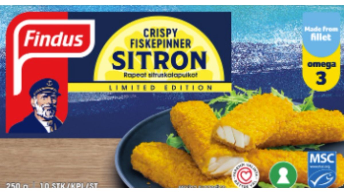 Fiskepinde lemon 250 g 250 g