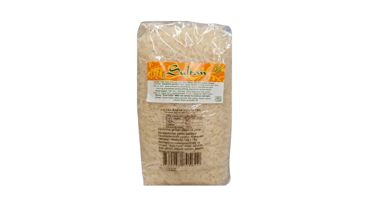 Sultan Basmati Düyü 1 kq (paket)