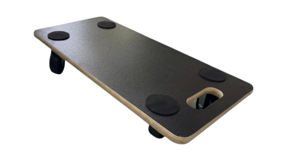 עגלת משא פלטת עץ 4 גלגלים (60X40 ס"מ) להובלת ציוד ורהיטים 🛒 | טמבוריה בשפירא