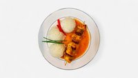 Objednať PIATOK: Špíz na prírodno /kur.mäso,klobáska,paprika/,ryža + polievka