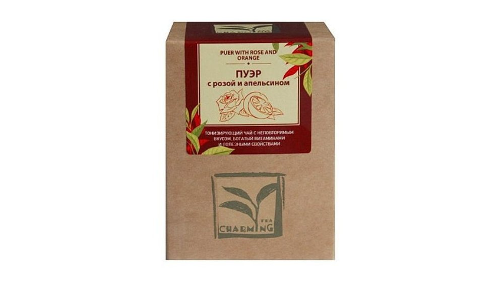 Чай Charming Tea фруктовый роза-апельсин 100 г