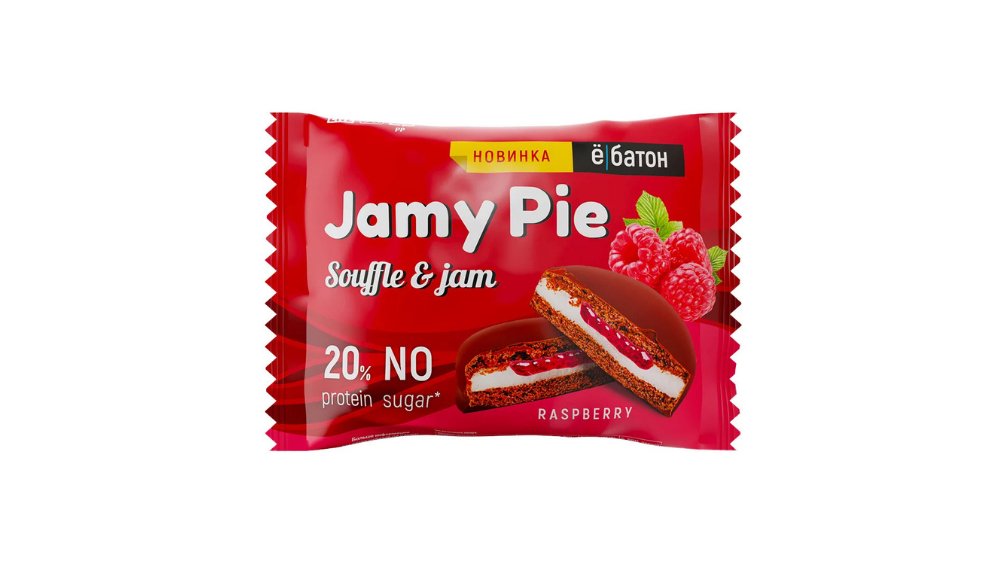 Печенье JAMY PIE Е Батон Со вкусом малины 60г