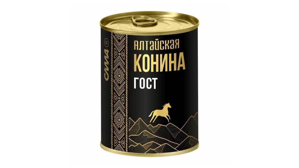 Конина тушеная сила алтайская высший сорт гост 340г