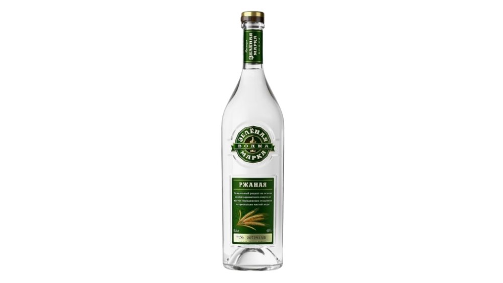 Водка ЗЕЛЕНАЯ МАРКА Ржаная 0,5л с/б