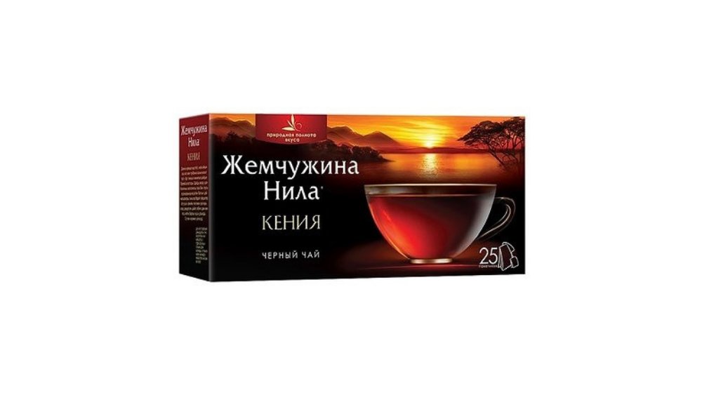 Чай Жемчужина Нила черный кенийский 25 пакетиков