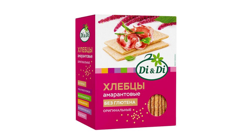 Хлебцы DI DI Амарантовые 195г кор