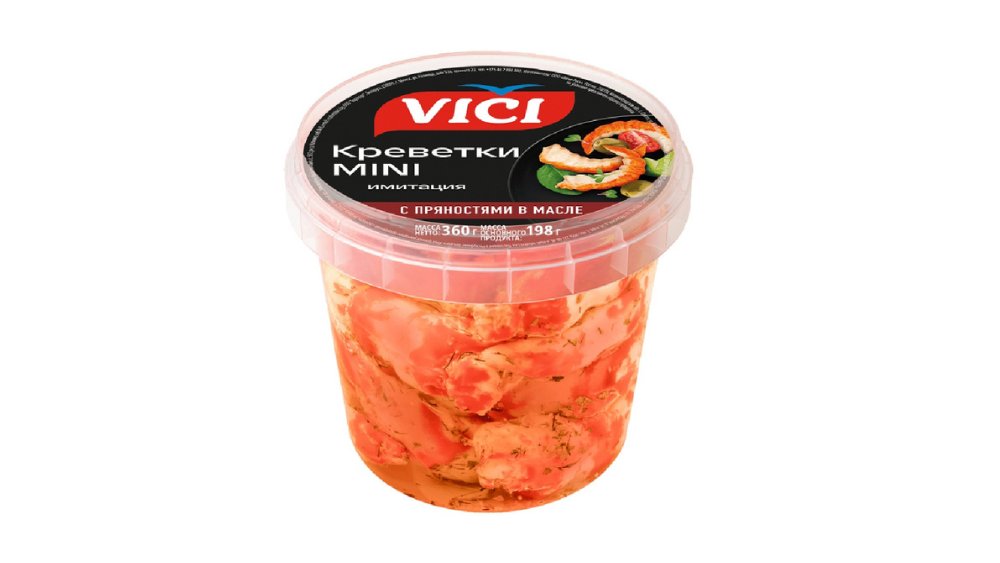 Креветки Vici с пряностями в масле 360 г
