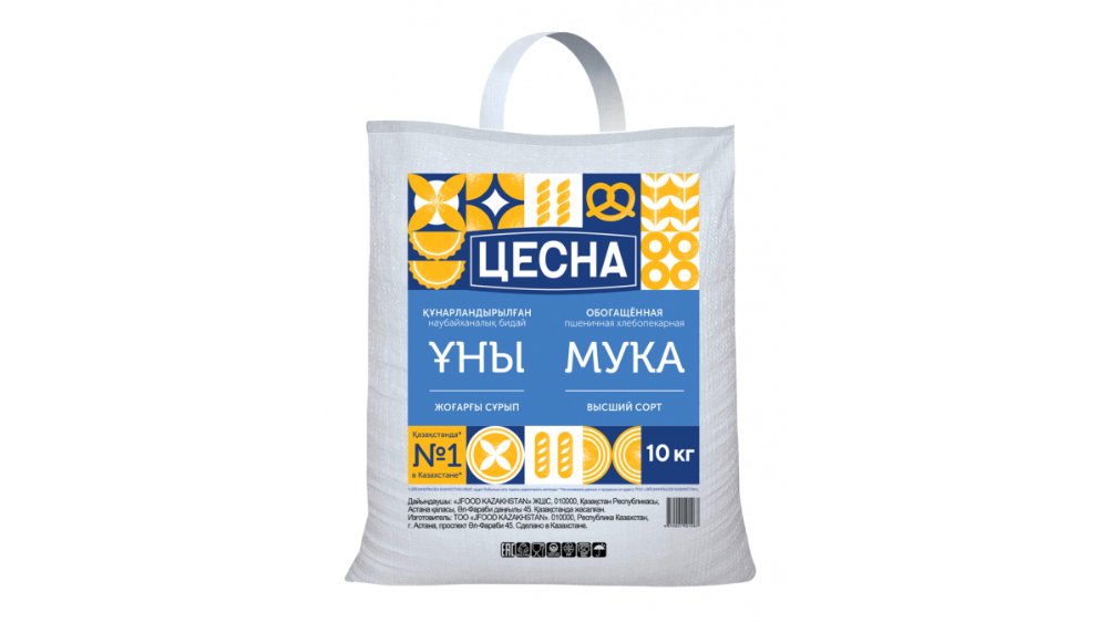Мука Цесна пшеничная высший сорт 10 кг