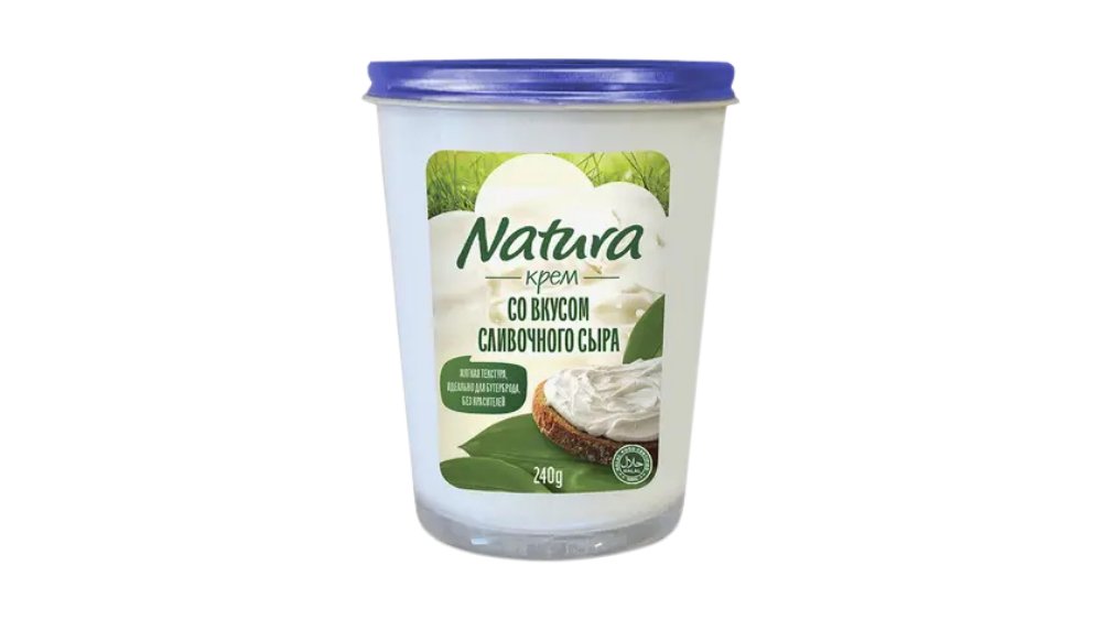 Крем на растительных маслах Natura Сливочный сыр 240 г