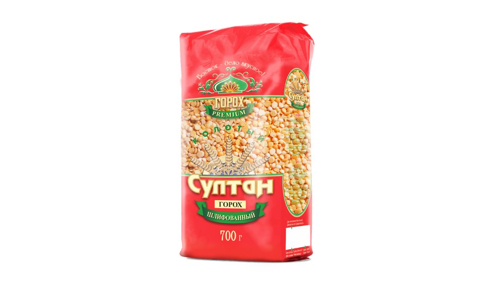 Горох СУЛТАН Шлифованный 700г м/у