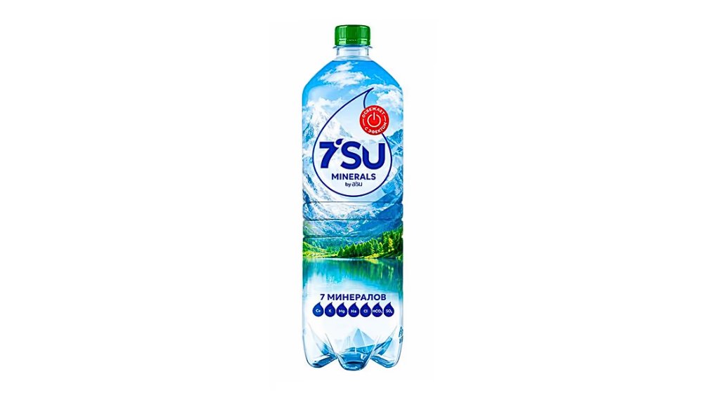 Вода 7SU Минеральная с газом 1,5л п/у