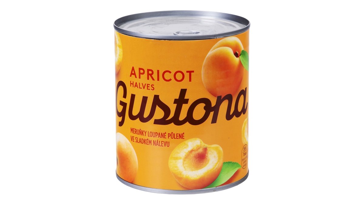 Gustona meruňky půlené