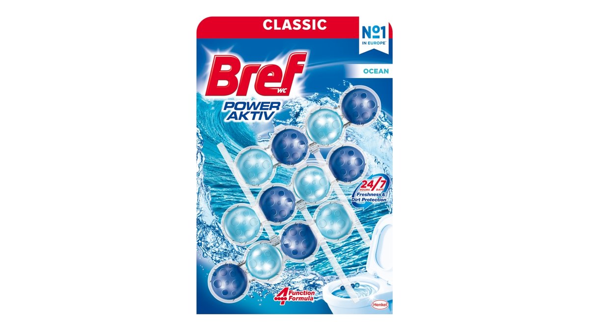 Bref Power Aktiv WC blok Ocean