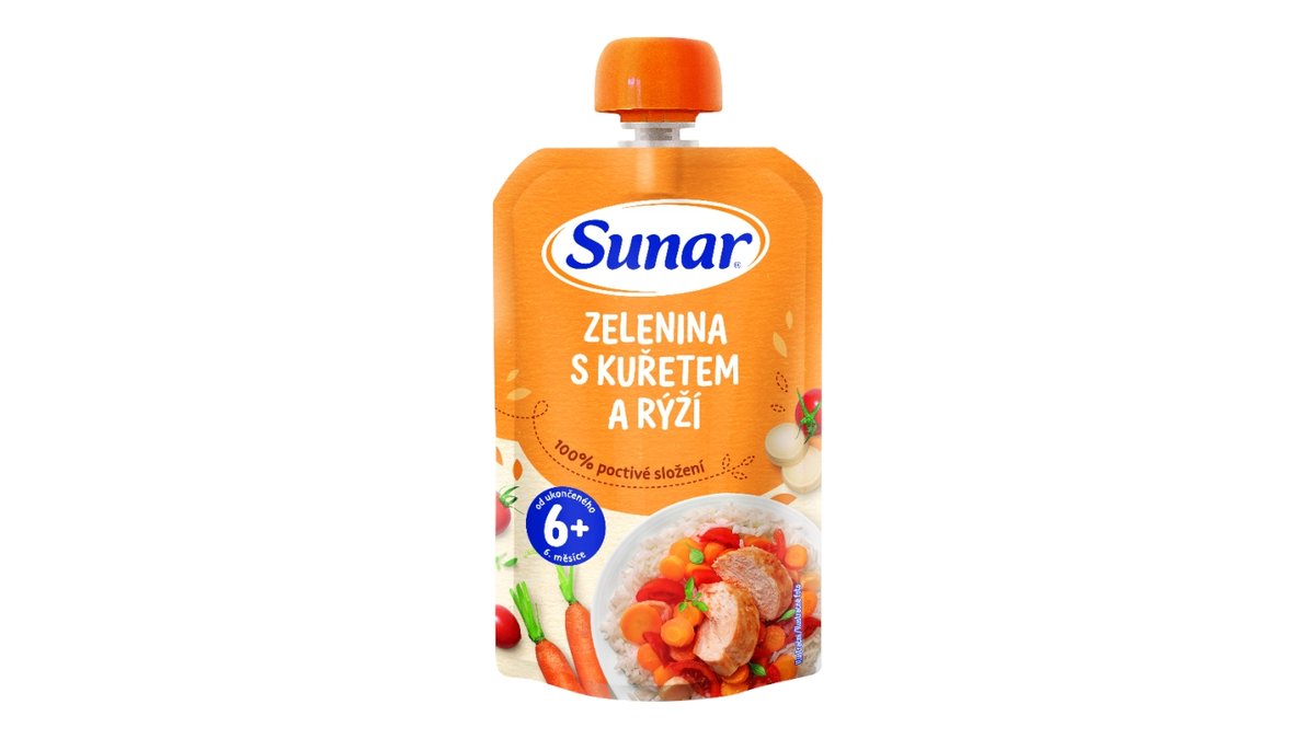 Sunar zelenina s kuřetem a rýží