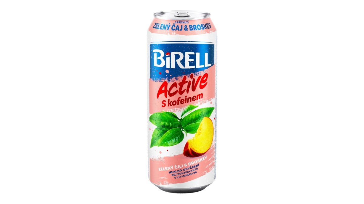 Birell Active Energy Zelený čaj a broskev