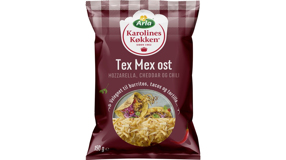 Revet ost mozzarella & cheddar, Arla Karolines Køkken