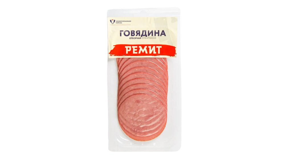 Нарезка РЕМИТ Говядина Отборная в/к 100г в/у