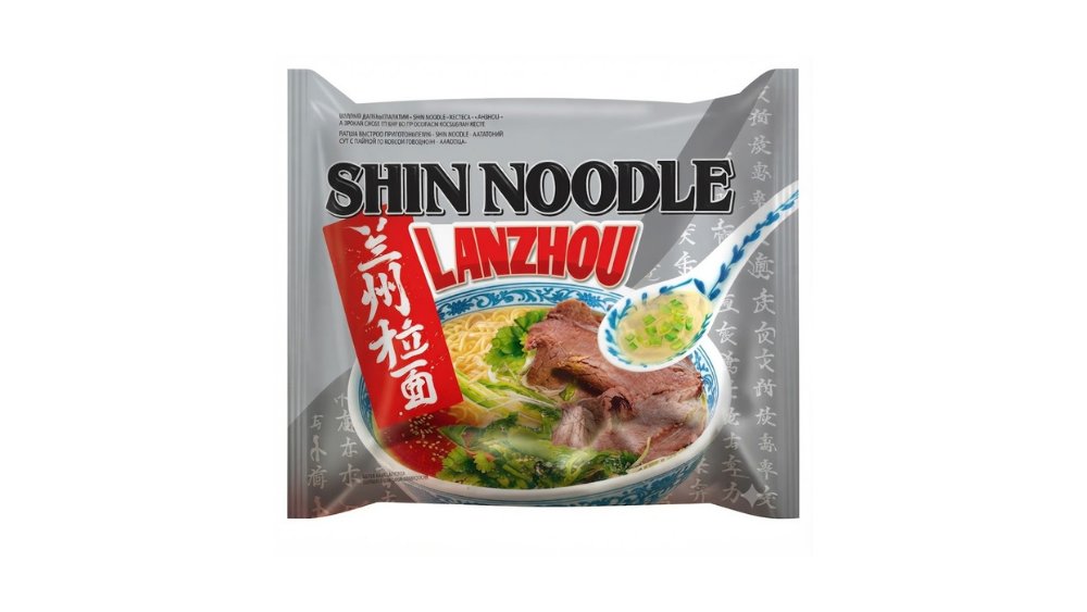 Лапша SHIN NOODLE Жгучий Lanzhou 110г м/у