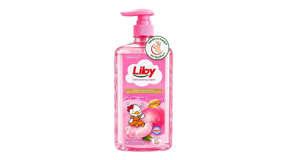Средство для мытья посуды Liby белый персик 1 л