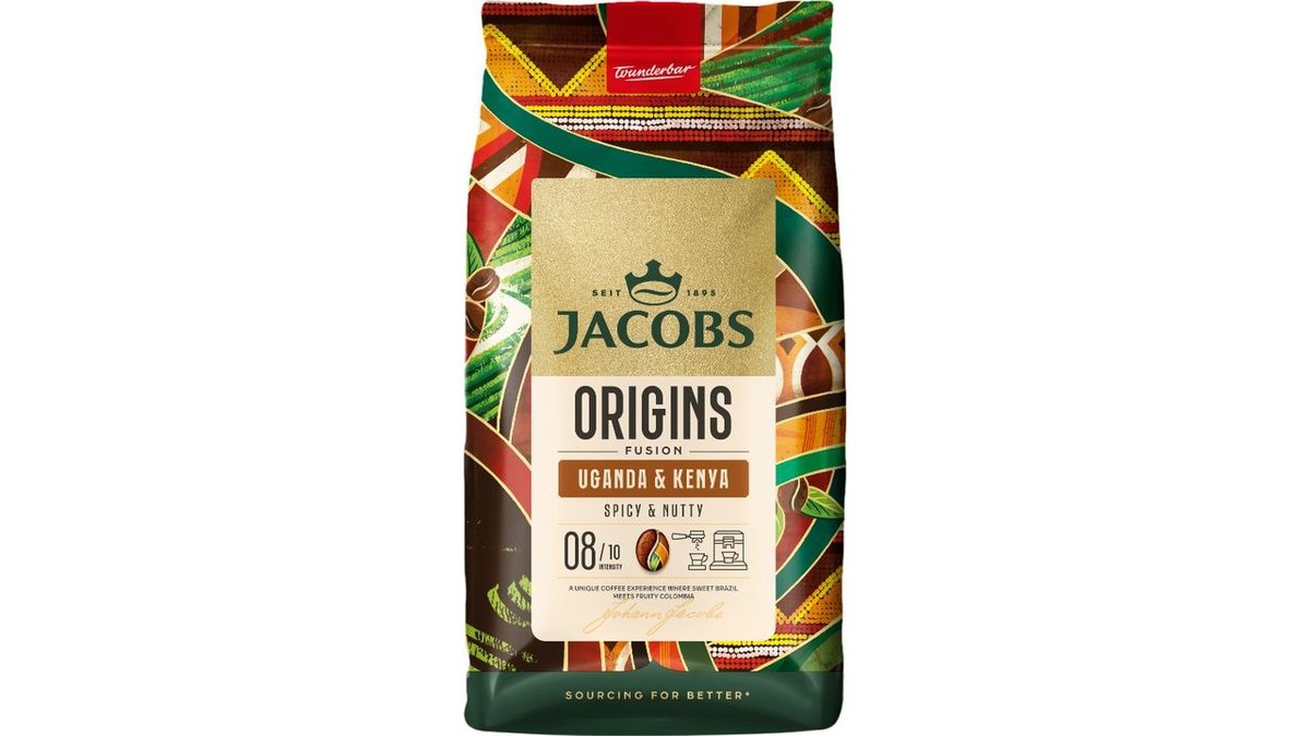 Jacobs Origins - Kenya & Uganda zrnková káva