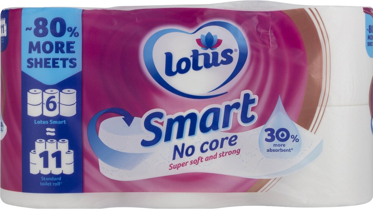 Lotus Smart Toiletpapir 6Rl