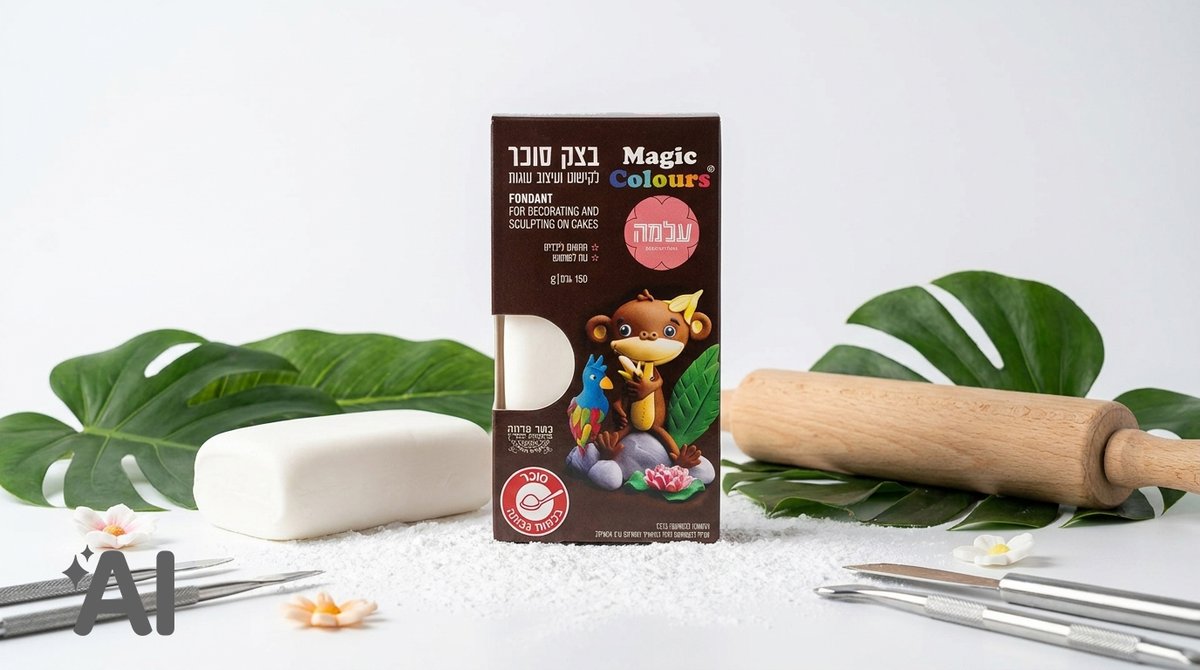 בצק סוכר | לבן