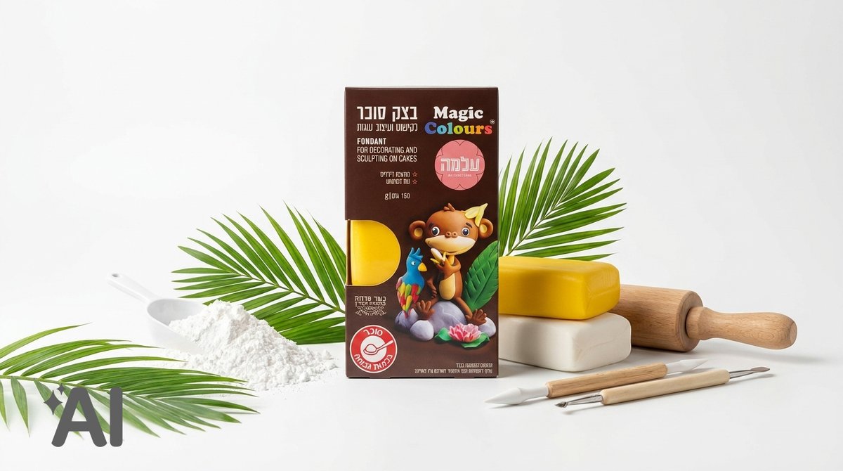 בצק סוכר | צהוב
