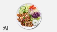 Objednať Kurací kebab tanier so šalátom