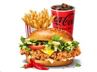 Objednať Hot Zinger Deluxe Menu