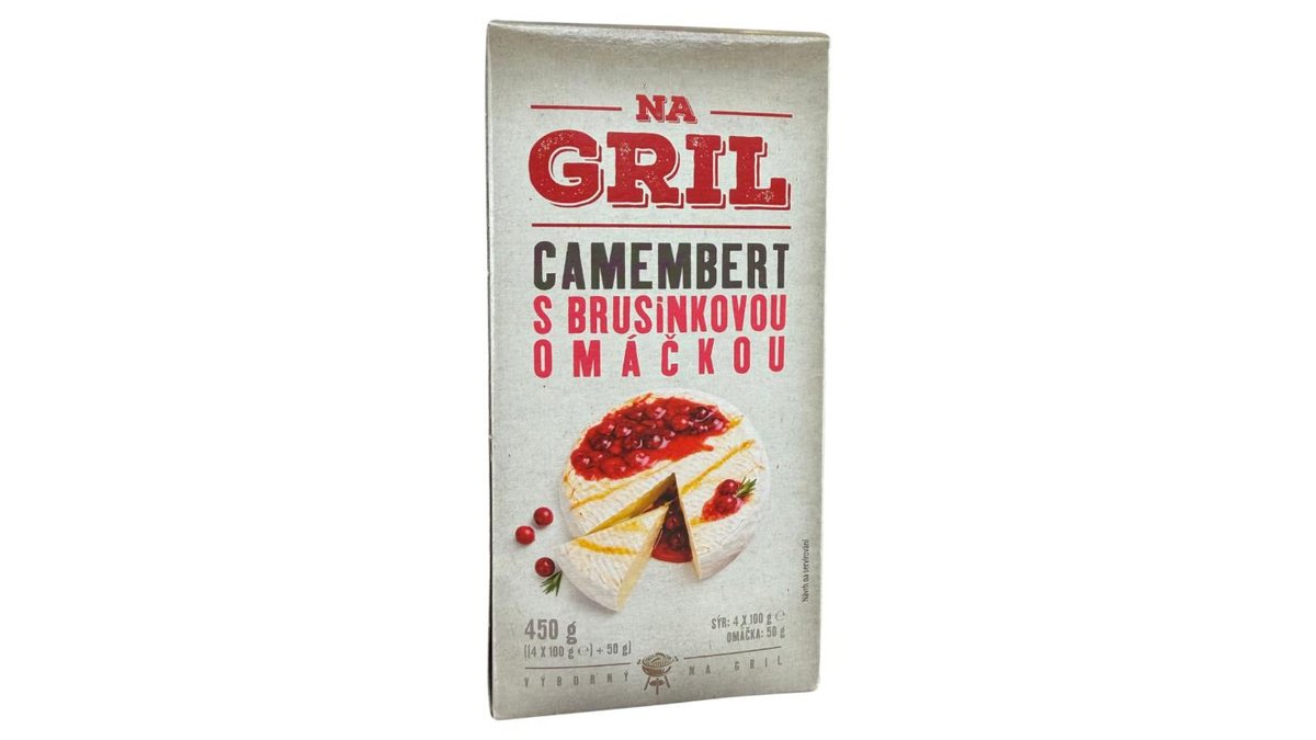 Na gril camembert s brusinkovou omáčkou 450g