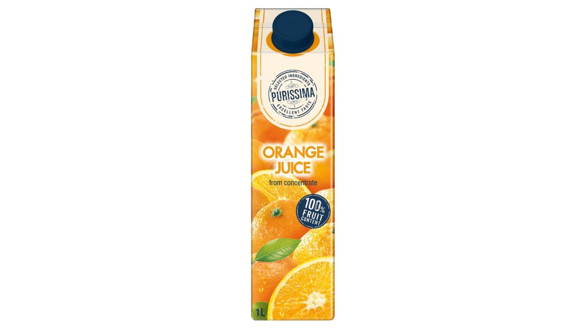 Purissima Orange juice from concentrate 1l
