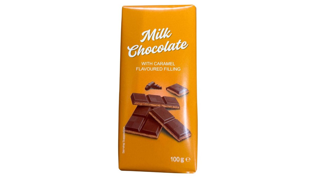 Enjoy Mléčná čokoláda náplň s karamelovou příchutí 100g
