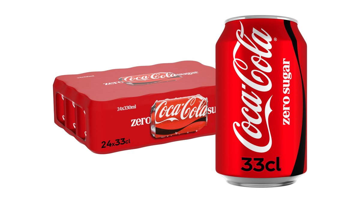 Coca-Cola Zero 24-pak (dåse)