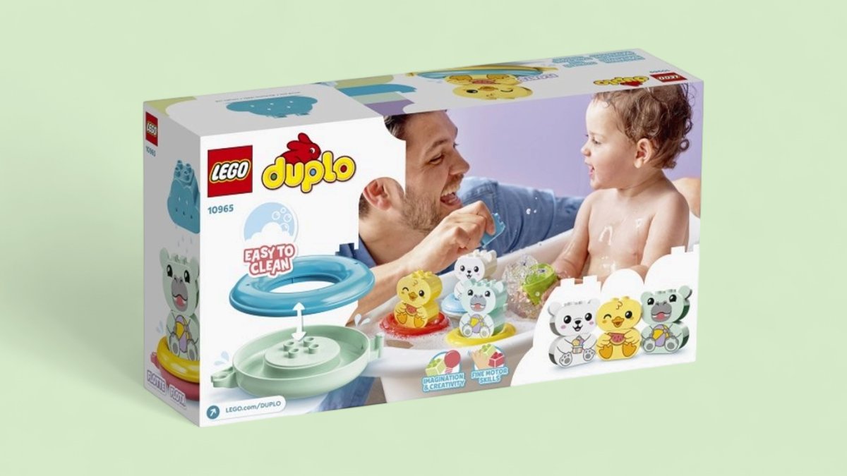 Lego Bath Time Fun Floating Animal Train