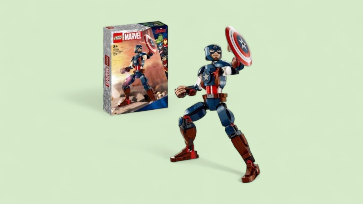 Lego Captain America Construction Figure