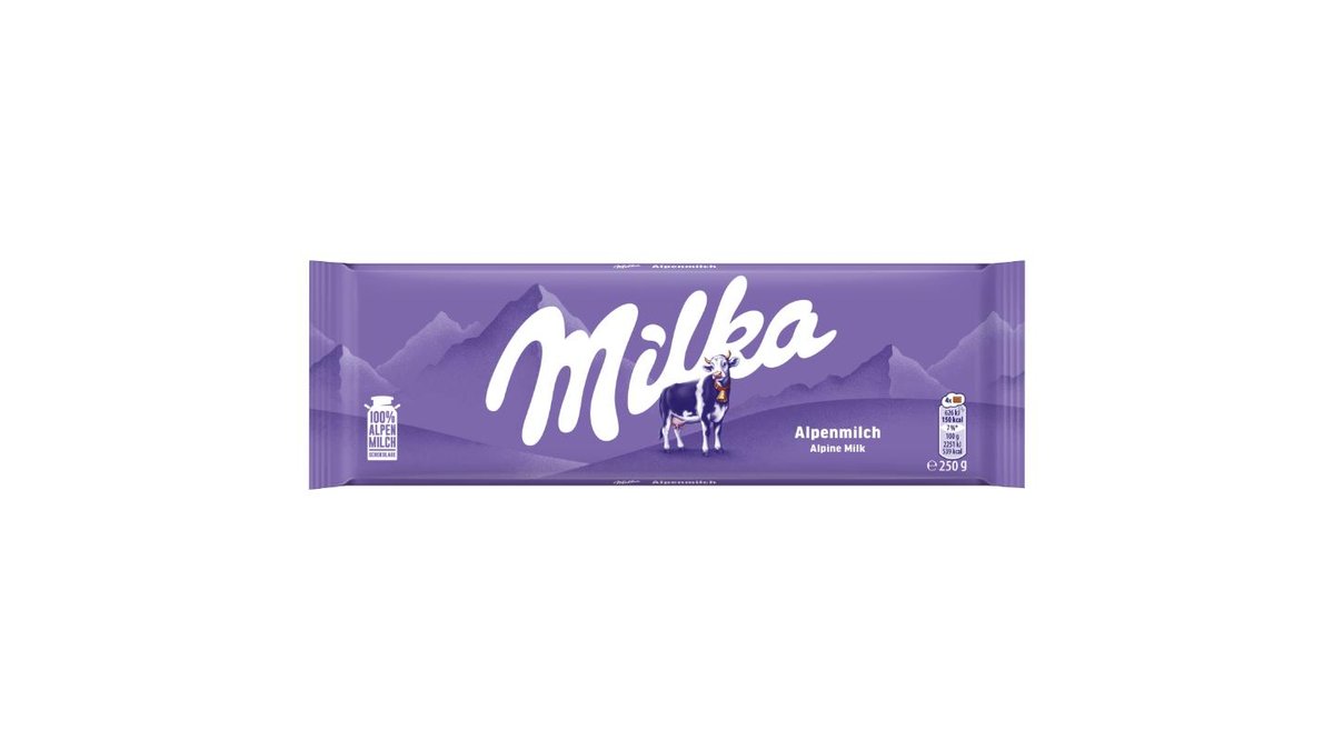 Milka Alpine Milk mléčná čokoláda z alpského mléka 250 g